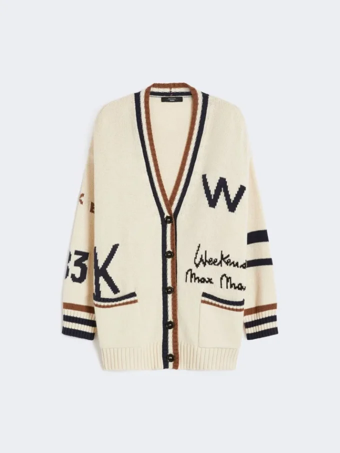 Übergroßer Cardigan aus Baumwollmischung, schwarz Übergroßer Cardigan aus Baumwollmischung, schwarz