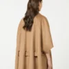 Übergroßer Umhang aus Kaschmir-Twill, kamelfarben Übergroßer Umhang aus Kaschmir-Twill, kamelfarben
