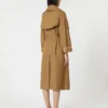 Übergroßer, wasserabweisender Trenchcoat aus Twill, braun Übergroßer, wasserabweisender Trenchcoat aus Twill, braun