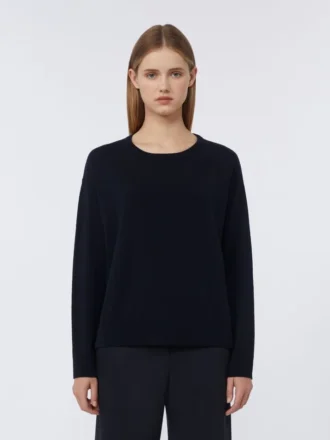 Übergroßer Wollpullover, ultramarinblau