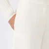 Bermudashorts aus Viskose-Crêpe-Jersey, weiß Bermudashorts aus Viskose-Crêpe-Jersey, weiß