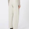 Beschichtete Hose mit weitem Bein, sandfarben Beschichtete Hose mit weitem Bein, sandfarben