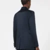 Blazer aus Envers-Satin, mitternachtsblau Blazer aus Envers-Satin, mitternachtsblau