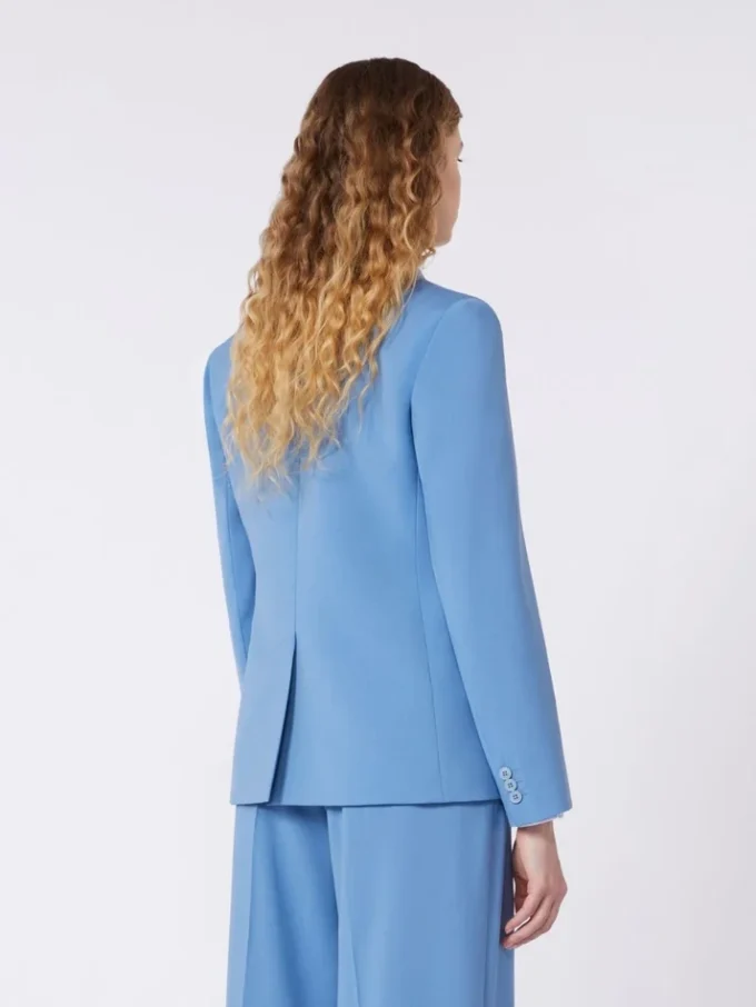Blazer aus Stretchwolle, hellblau Blazer aus Stretchwolle, hellblau
