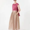 Bluse aus Ramie-Canvas, zyklamenfarben Bluse aus Ramie-Canvas, zyklamenfarben