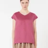 Bluse aus Ramie-Canvas, zyklamenfarben Bluse aus Ramie-Canvas, zyklamenfarben