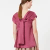 Bluse aus Ramie-Canvas, zyklamenfarben Bluse aus Ramie-Canvas, zyklamenfarben