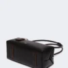 Bowler-Tasche aus Naturleder, schwarz Bowler-Tasche aus Naturleder, schwarz