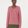 Boxy-Pullover aus Baumwolle, Antikrosa Boxy-Pullover aus Baumwolle, Antikrosa