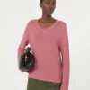 Boxy-Pullover aus Baumwolle, Antikrosa Boxy-Pullover aus Baumwolle, Antikrosa