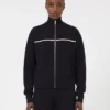Boxy-Strickjacke aus Stretch-Viskose, marineblau Boxy-Strickjacke aus Stretch-Viskose, marineblau