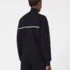 Boxy-Strickjacke aus Stretch-Viskose, marineblau Boxy-Strickjacke aus Stretch-Viskose, marineblau