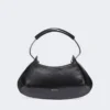 Caju Mini-Ledertasche, schwarz