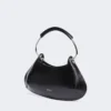 Caju Mini-Ledertasche, schwarz