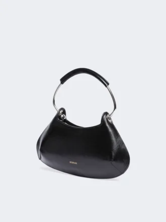 Caju Mini-Ledertasche, schwarz