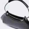 Caju Mini-Ledertasche, schwarz