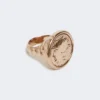 Dogenring aus Metall, Gold Dogenring aus Metall, Gold