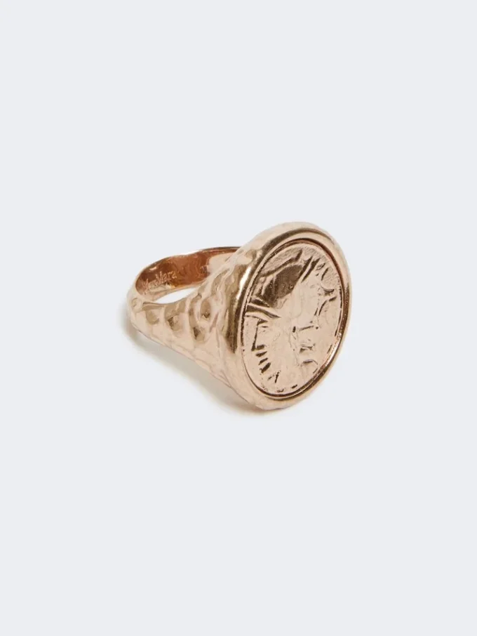 Dogenring aus Metall, Gold Dogenring aus Metall, Gold