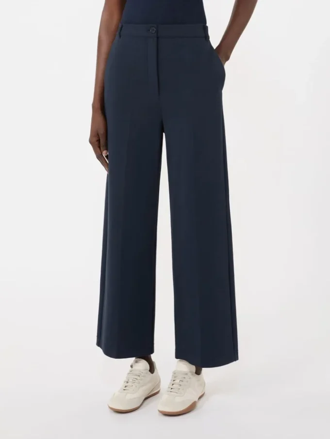Doppelseitige Jersey-Hose, marineblau Doppelseitige Jersey-Hose, marineblau