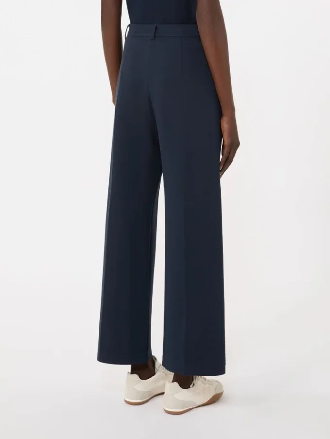 Doppelseitige Jersey-Hose, marineblau Doppelseitige Jersey-Hose, marineblau