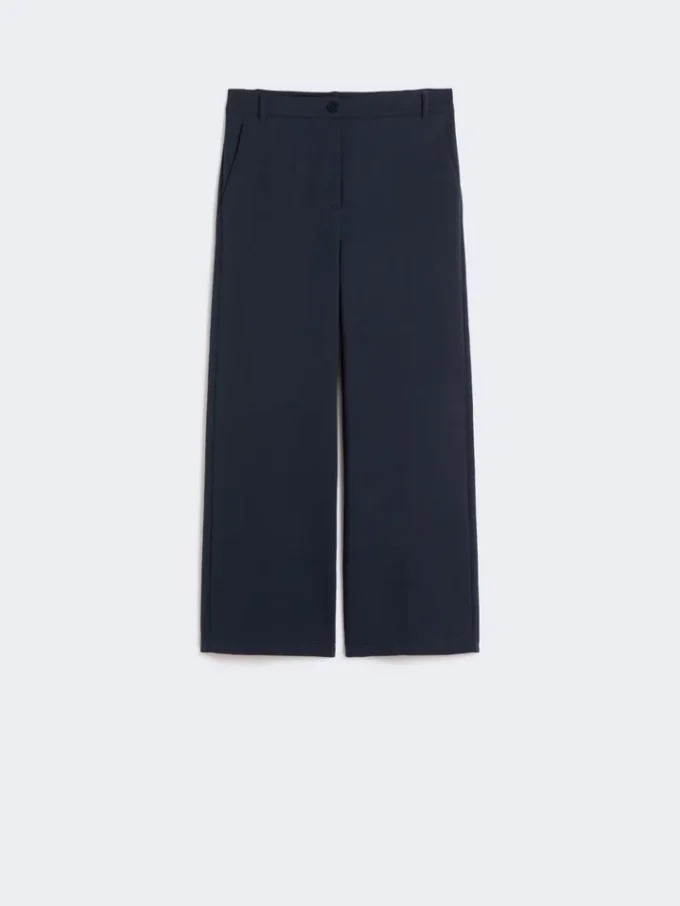 Doppelseitige Jersey-Hose, marineblau Doppelseitige Jersey-Hose, marineblau