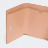 Dreifach gefaltete Geldbörse aus Leder, rosa Dreifach gefaltete Geldbörse aus Leder, rosa