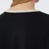 Einfaches Jersey-T-Shirt, schwarz Einfaches Jersey-T-Shirt, schwarz