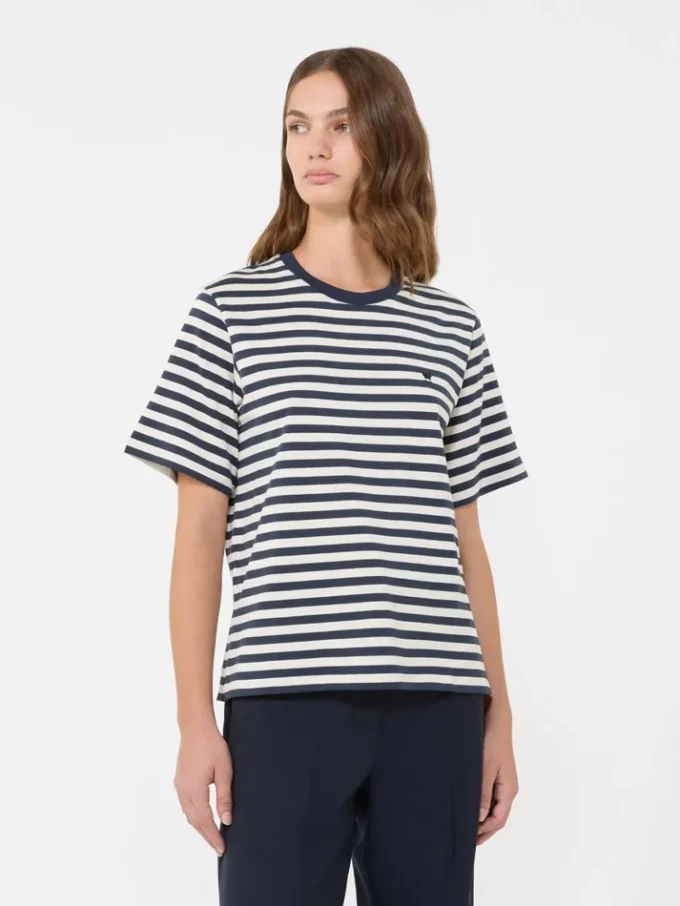 Einfaches T-Shirt aus Baumwolle, Ecru Einfaches T-Shirt aus Baumwolle, Ecru
