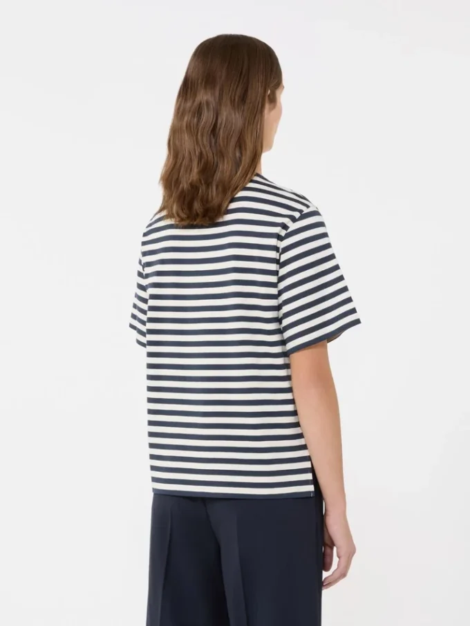 Einfaches T-Shirt aus Baumwolle, Ecru Einfaches T-Shirt aus Baumwolle, Ecru