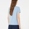 Einfaches T-Shirt aus Baumwolljersey, hellblau Einfaches T-Shirt aus Baumwolljersey, hellblau