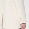 Einreihiger Blazer aus Cady, beige Einreihiger Blazer aus Cady, beige