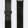 Elastischer Gurt- und Ledergürtel, schwarz Elastischer Gurt- und Ledergürtel, schwarz