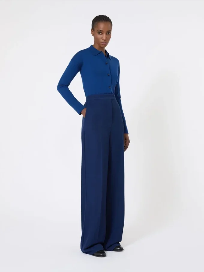 Femininer Wollcardigan, China-Blau Femininer Wollcardigan, China-Blau