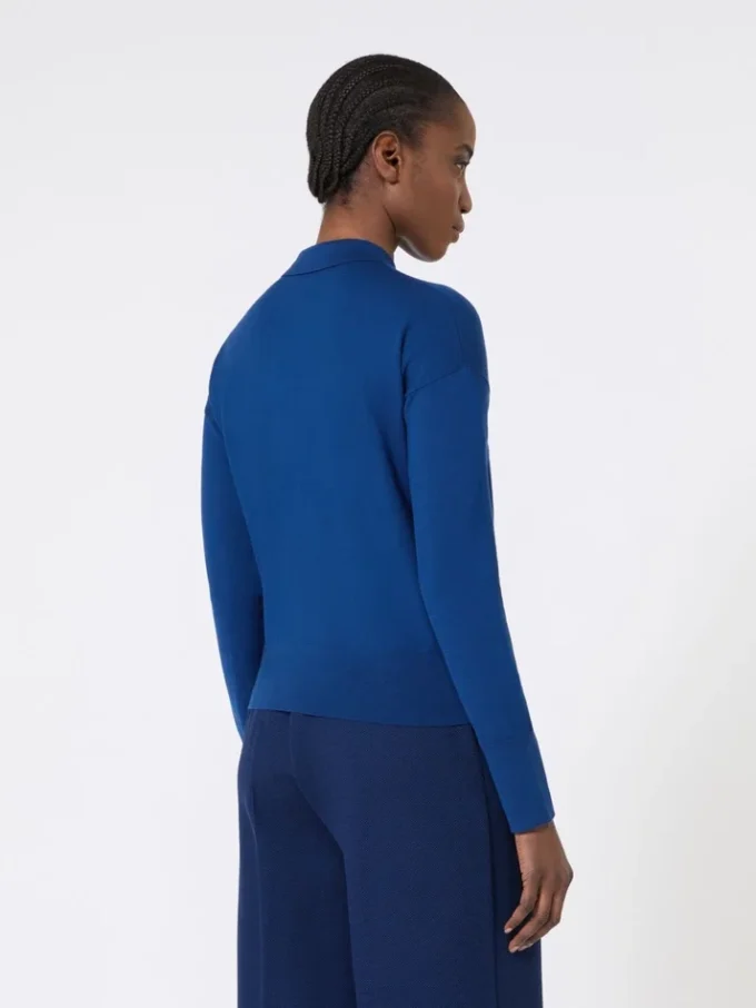 Femininer Wollcardigan, China-Blau Femininer Wollcardigan, China-Blau