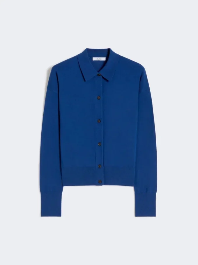 Femininer Wollcardigan, China-Blau Femininer Wollcardigan, China-Blau