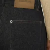 Fünf-Taschen-Hose aus Jersey in Denim-Optik, ultramarinblau