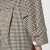 Gemusterter, wasserabweisender Trenchcoat aus Twill, kaffeefarben Gemusterter, wasserabweisender Trenchcoat aus Twill, kaffeefarben