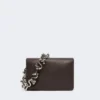 Gepolsterte Mini-Soffy-Tasche aus Nappaleder, kakao Gepolsterte Mini-Soffy-Tasche aus Nappaleder, kakao