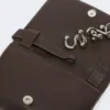 Gepolsterte Mini-Soffy-Tasche aus Nappaleder, kakao Gepolsterte Mini-Soffy-Tasche aus Nappaleder, kakao