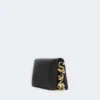 Gepolsterte Mini-Soffy-Tasche aus Nappaleder, schwarz Gepolsterte Mini-Soffy-Tasche aus Nappaleder, schwarz