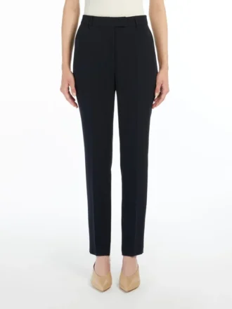 Gerade geschnittene Cady-Hose, marineblau