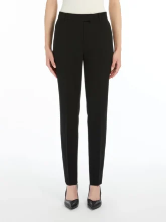 Gerade geschnittene Cady-Hose, schwarz