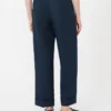 Gerade geschnittene Hose aus Leinen im Korbgeflecht-Look, mitternachtsblau Gerade geschnittene Hose aus Leinen im Korbgeflecht-Look, mitternachtsblau