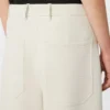 Gerade geschnittene Hose aus Scuba-Jersey, beige Gerade geschnittene Hose aus Scuba-Jersey, beige