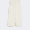 Gerade geschnittene Hose aus Scuba-Jersey, beige Gerade geschnittene Hose aus Scuba-Jersey, beige