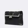 Glänzende Pasticcino-Tasche aus Nappaleder, ultramarinblau