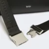Große Handtasche aus mattem Leder, schwarz Große Handtasche aus mattem Leder, schwarz