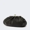 Große Pasticcino-Tasche aus Schafsleder, schwarz Große Pasticcino-Tasche aus Schafsleder, schwarz