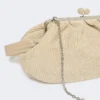 Große Pasticcino-Tasche in Raffia-Optik, taubengrau Große Pasticcino-Tasche in Raffia-Optik, taubengrau