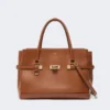 Handtasche aus Naturleder, bernsteinfarben Handtasche aus Naturleder, bernsteinfarben